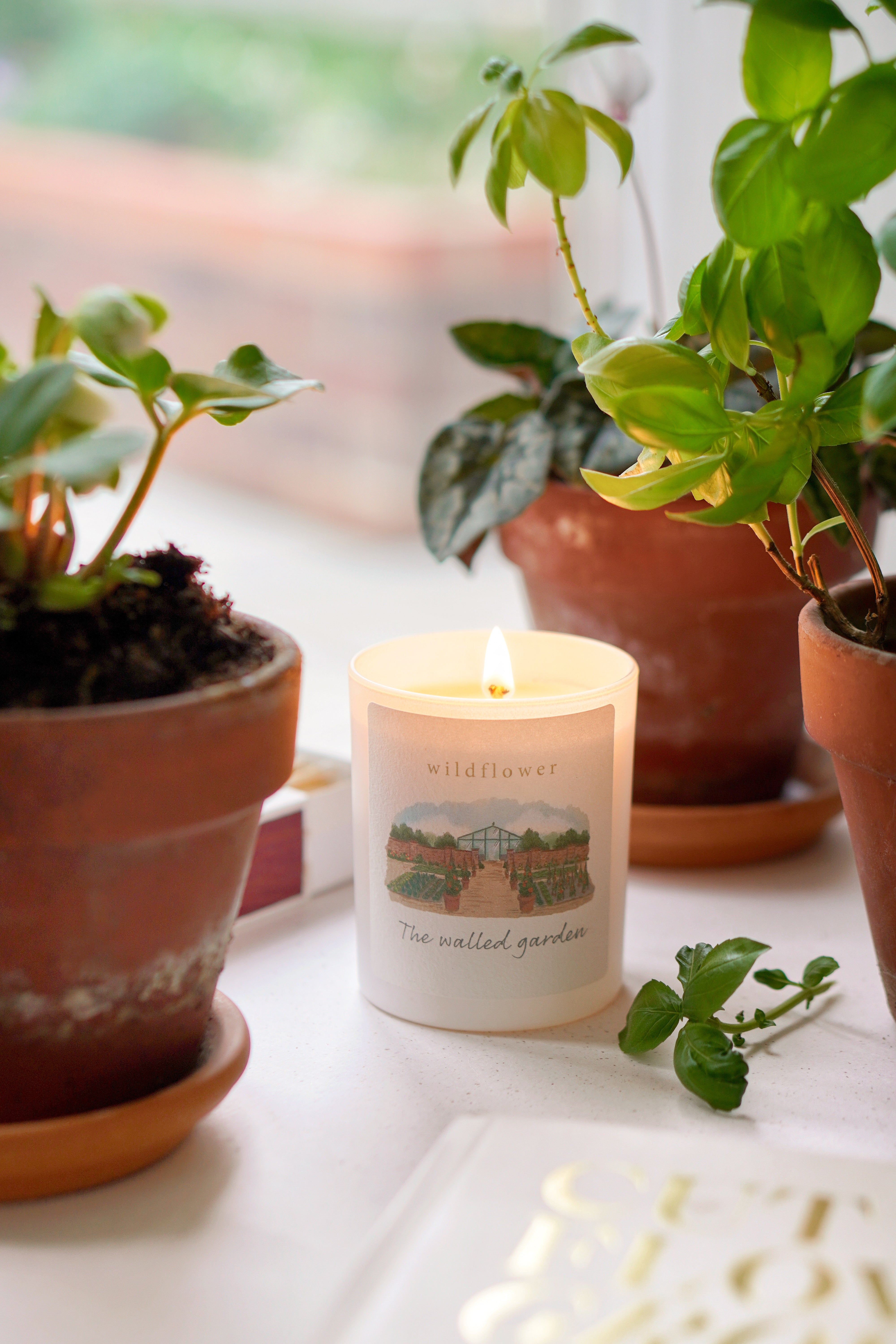 Wildflower candle The Walled Garden