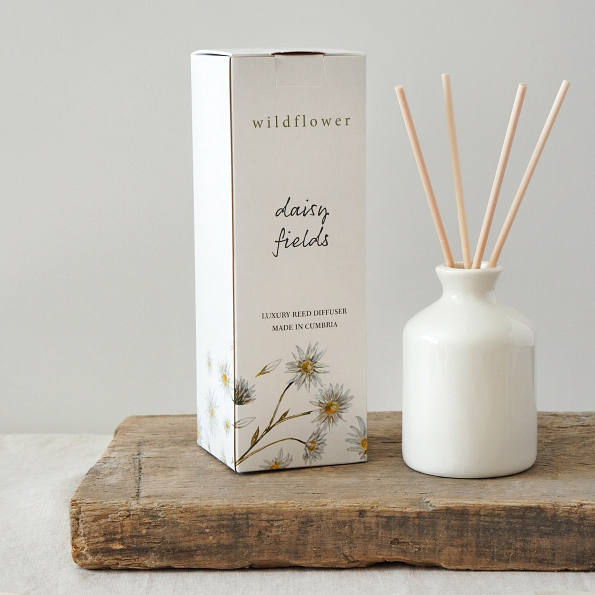 Daisy Diffuser Daisy Fields Ceramic Reed Diffuser – Wildflower